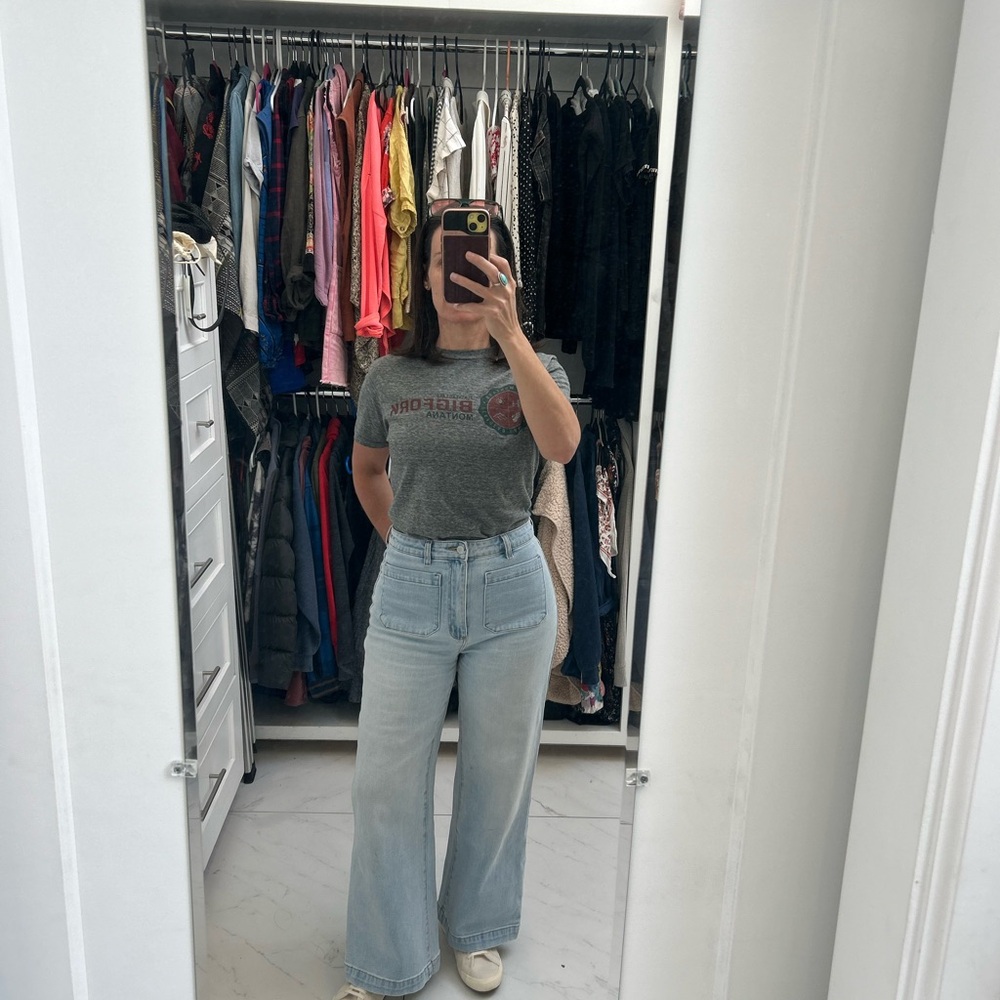 ROLLA'S Light Blue high rise Sailor Jeans - Picture 4 of 9